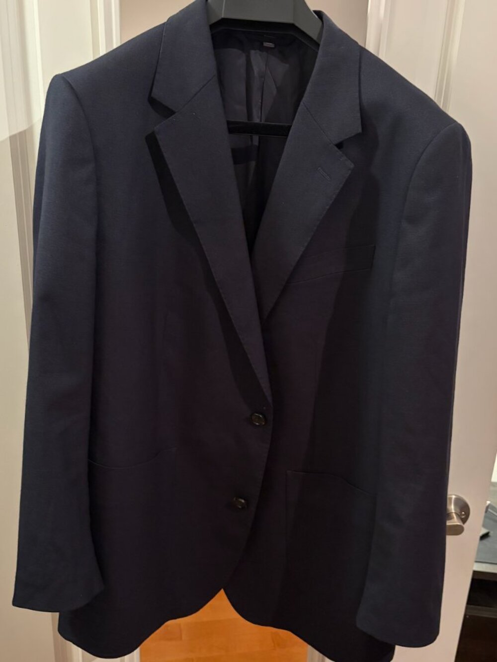 Bonobos Lanificio Canero 48R Wool Blend Blazer Sportcoat Suit Jacket Navy Blue